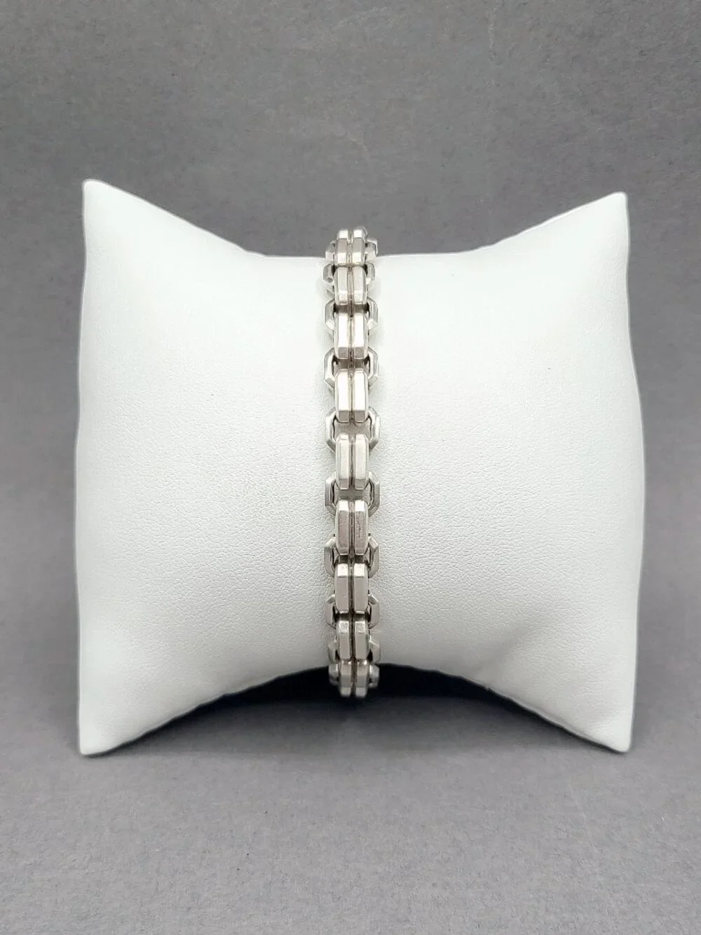David Yurman Streamline Double Link Bracelet in Sterling Silver - 8mm - Medium